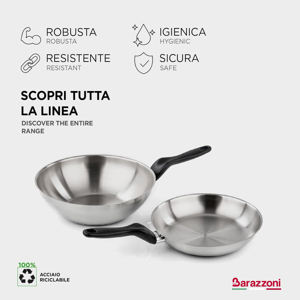 the Inoxidabili Saltapasta Wok, 28 Cm, Black, Stainless Steel (278109728)7