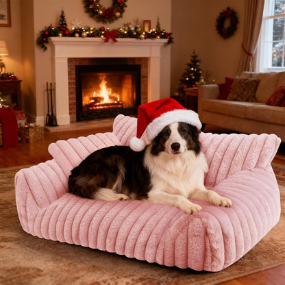 Cute Cat Couch Bed for Indoor Cats, Dog Beds for Small Dogs Couch, S, Grey | Dog Couch Bed with Removable Washable Cover,Cute Fluffy Pet Sofa Cat Couch Bed,Washable Dog Bed Medium Large Size Dog10