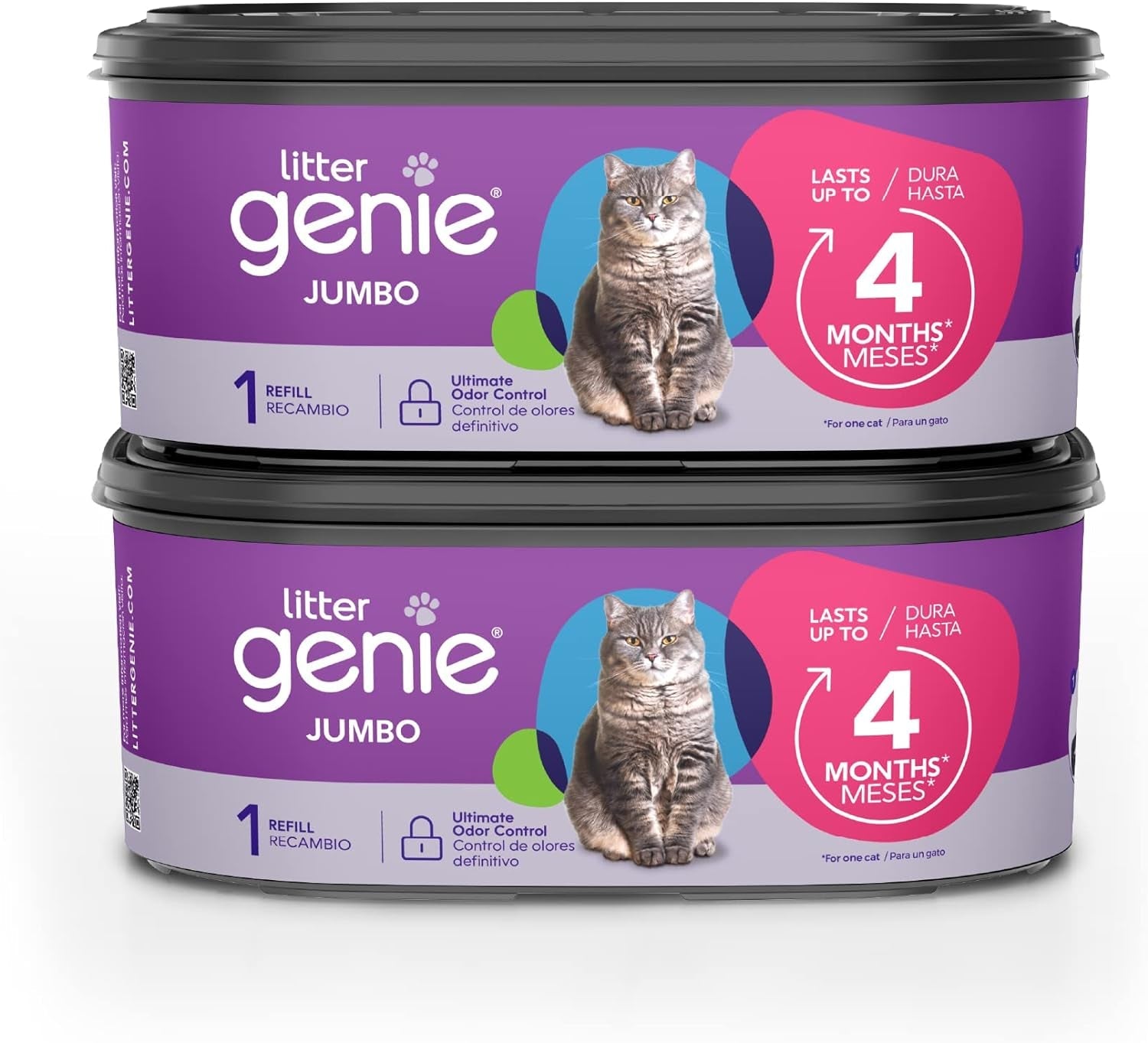 litter-genie-refill-bags-jumbo-2-pack-56-total-ft-up-to-8-months-of-supply-in-2-cartridges-ultimate-odor-control-cat-litter-bags