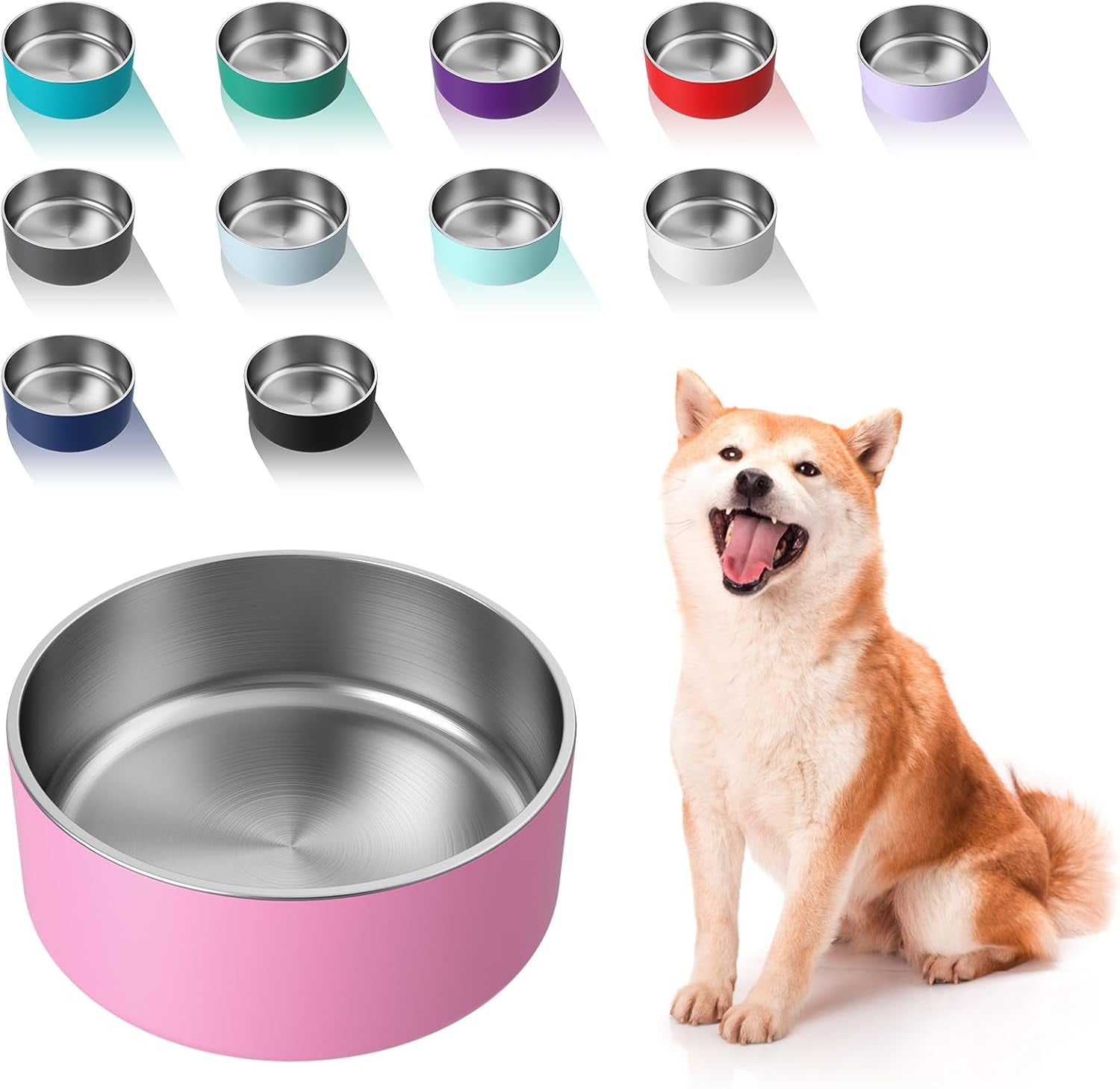 wenbokmin-dog-bowl-stainless-steel-food-and-water-bowl-40oz-blue-non-slip-quiet-bottom-easy-to-clean-dishwasher-safe