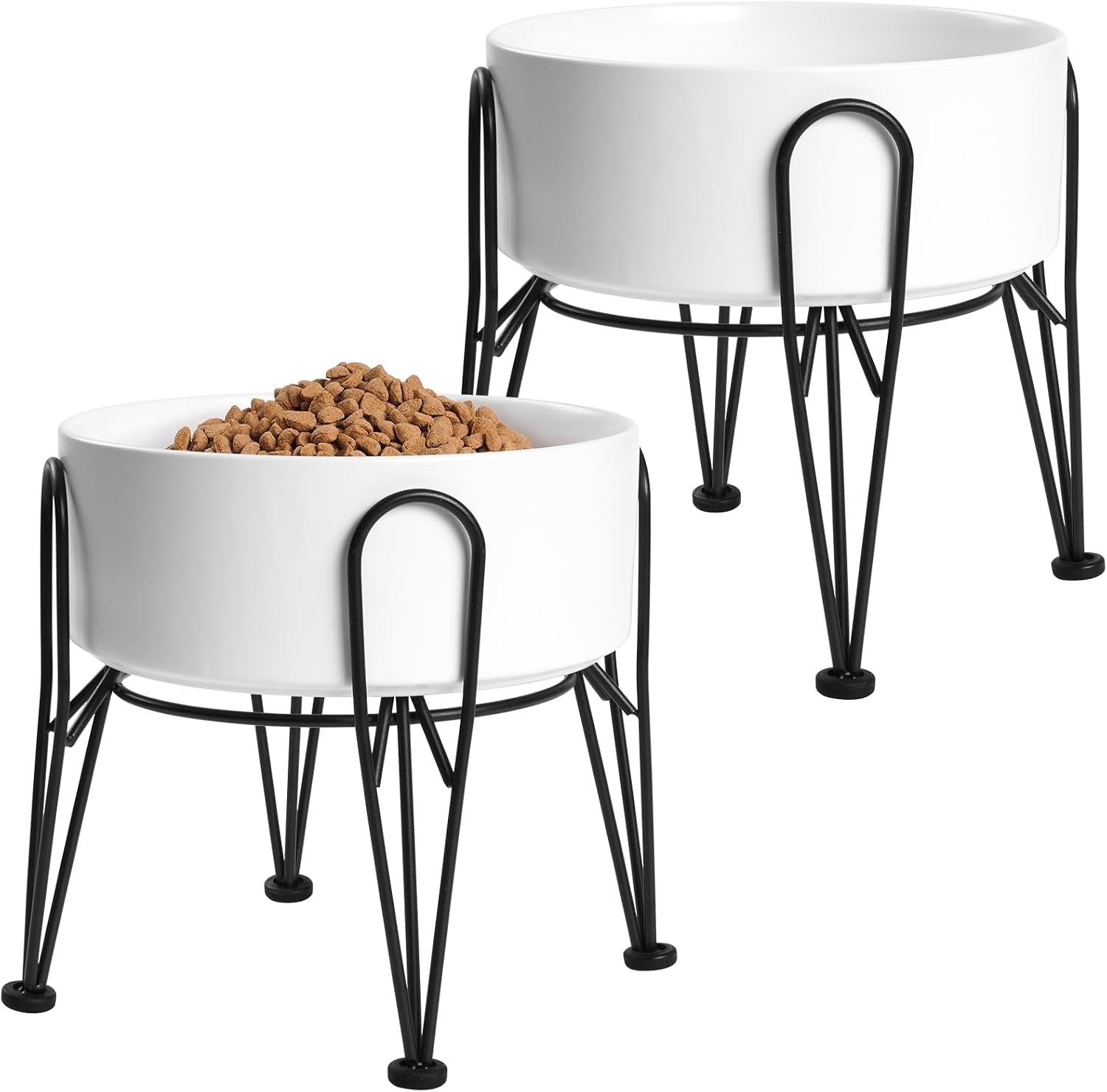 elevated-dog-bowls-ceramic-raised-dog-bowl-set-with-anti-slip-and-non-tip-metal-stand-2-pack-pet-food-and-water-feeding-bowls-for-small-and-medium-dogs-black-3-6-cups