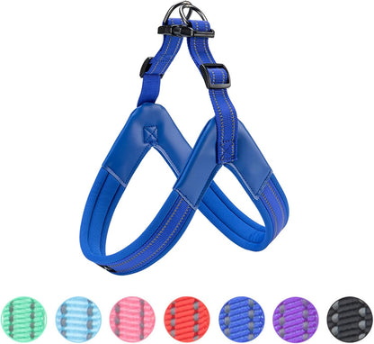 EXCELLENT ELITE SPANKER No Pull Dog Harness Step-In Adjustable Reflective Vest Soft Padded Easy Pet Chest Strap with Leash Clips for Small Medium Large Dogs Walking Training(Pink-S)9
