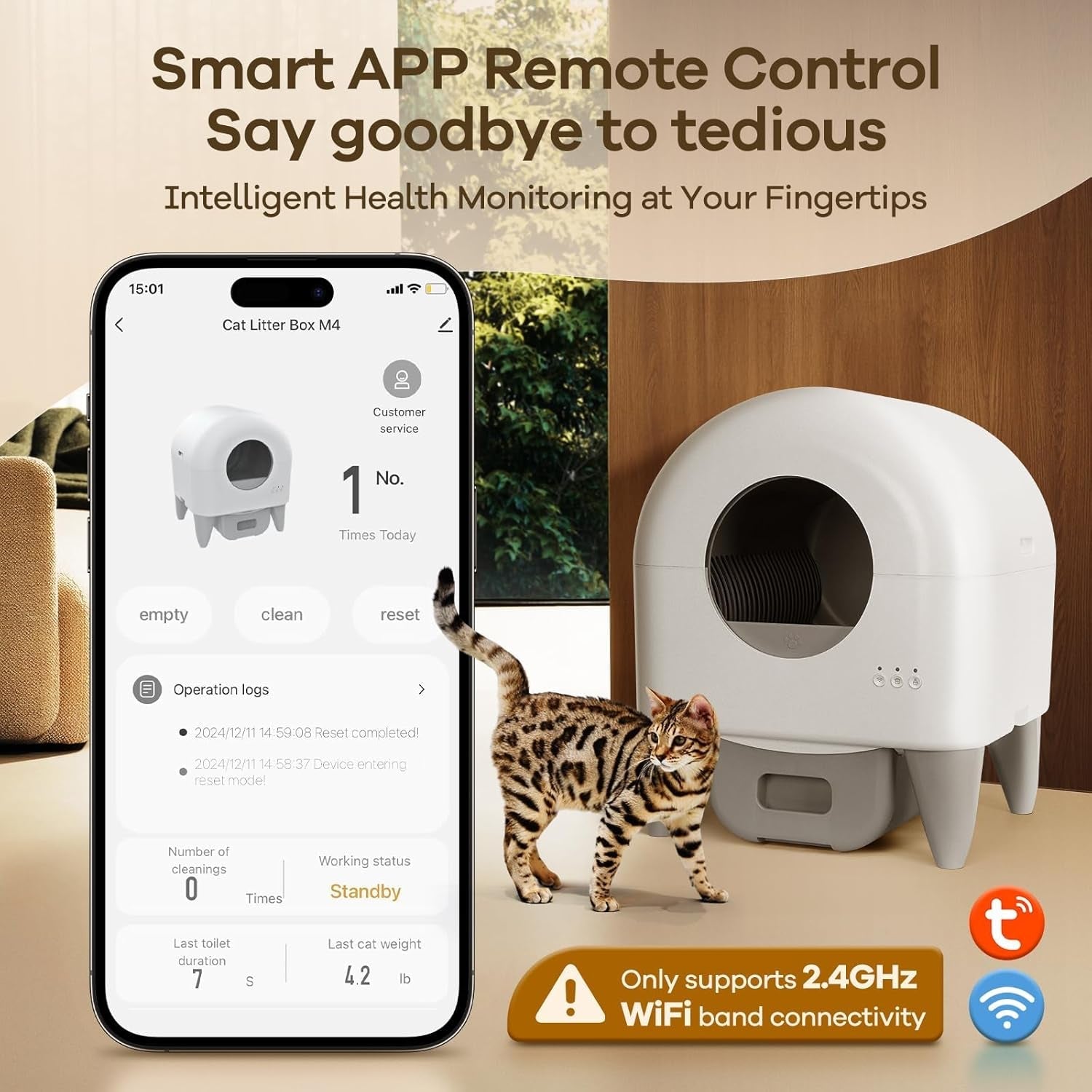 fumoi-automatic-cat-litter-box-self-cleaning-litter-box-large-capacity-for-multiple-cats-app-control-with-safety-sensors-removable-washable-liner-2-rolls-garbage-bags-grey