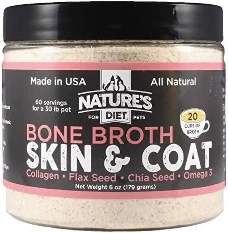 natures-diet-pet-bone-broth-protein-powder-with-pumpkin-fish-oil-and-turmeric-beef-16-oz-159-servings