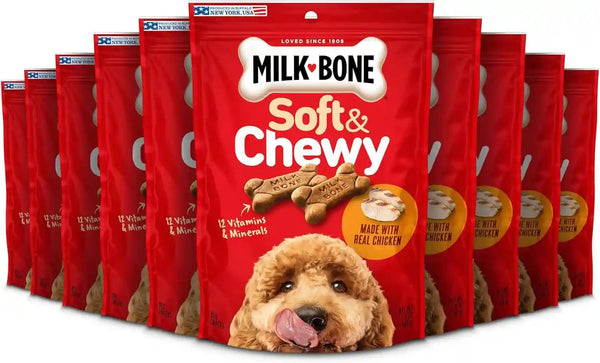 Milk-Bone Soft & Chewy Mini'S Dog Training Treats, 18 Oz Canister | Made with Real Chicken Breast, Small Dog Treats for Training and Rewarding, 18% Protein, Fortified with Vitamins and Minerals23