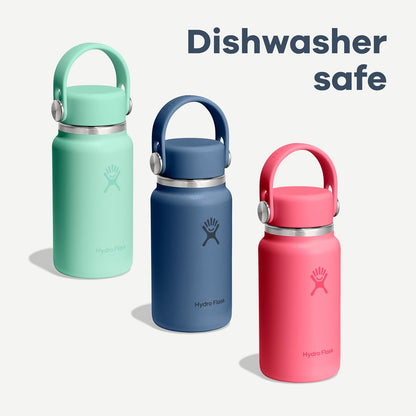 Hydro Flask Micro Bottle - Leak Proof Purse or Pocket Flask - Insulated Mini Water Bottle 6.7 Oz Reef8