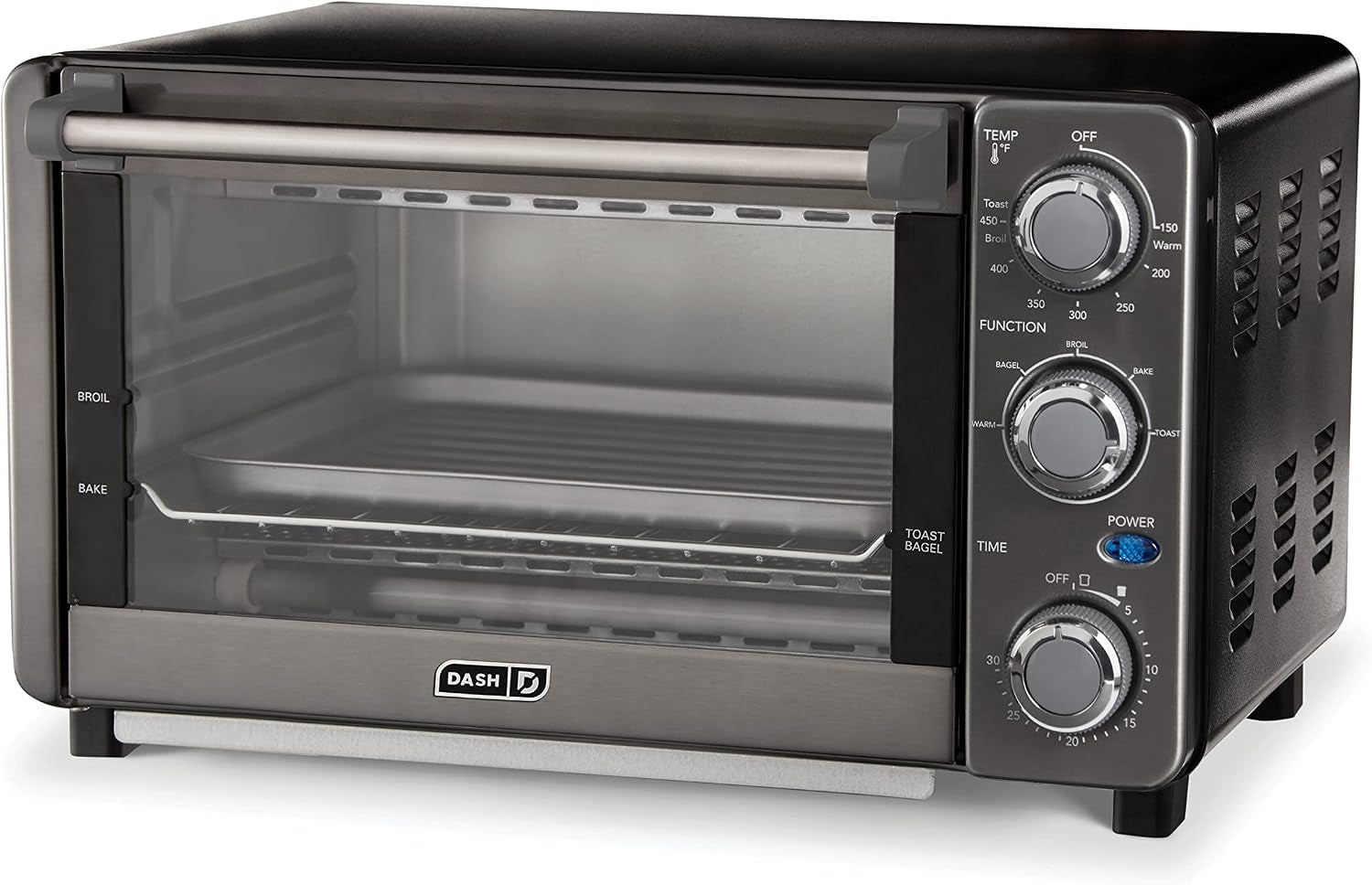express-toaster-oven-space-saving-countertop-design-versatile-use-with-adjustable-temperature-dial-quick-heat-up-system-dishwasher-safe-accessories-bake-broil-toast-black
