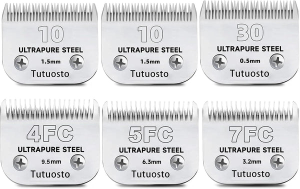 3 Pack 10 Clipper Blade Compatible with Andis, Wahl and Oster Dog Clippers | Detachable Pet Grooming Replacement Blade for Dog Grooming Clippers, Replacement Blades, Compatible Accessory14