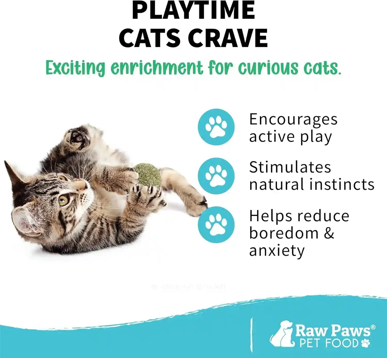 raw-paws-catnip-balls-for-cats-6-count-interactive-indoor-cat-toy-natural-compressed-natural-catnip-cat-lick-balls-catnip-roller-balls-play-enrichment-toy-fresh-dried-no-additives