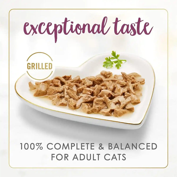 Purina Fancy Feast Grilled Wet Cat Food Chicken Feast in Wet Cat Food Gravy - (Pack of 12) 3 Oz. Cans2