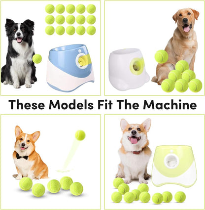 ZIYIZE Mini Tennis Balls, 6 Pack 2 Inch Dog Tennis Balls, Easy Catching Pet Playing Ball for 2 Inch Dog Ball Launcher7
