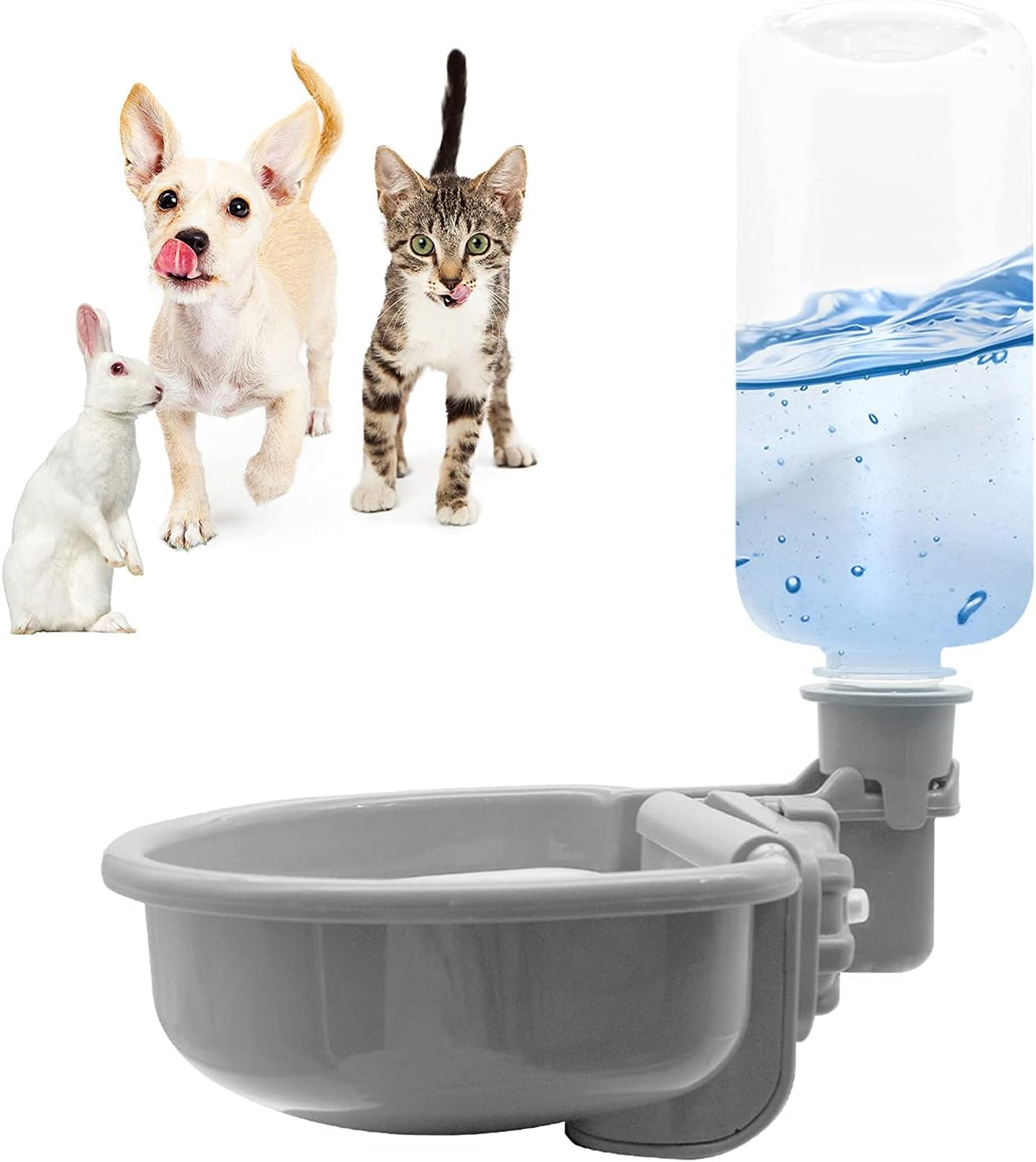vannon-gravity-pet-water-bowl-16oz-anti-splash-crate-dispenser-grey-anti-splash-gravity-water-bowl-with-a-floating-disk-helps-reduce-spills-while-keeping-water-cleaner-for-everyday-hydration
