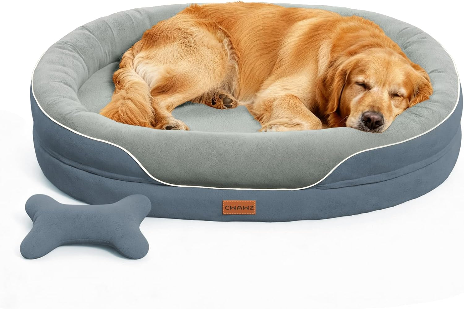 cwawz-xl-orthopedic-dog-bed-extra-large-dog-bed-dog-sofa-for-large-sized-dogs-with-full-surround-bolsters-dual-sided-dog-cooling-bed-with-memory-foam-washable-sofa-with-nonslip-bottom-light-grey
