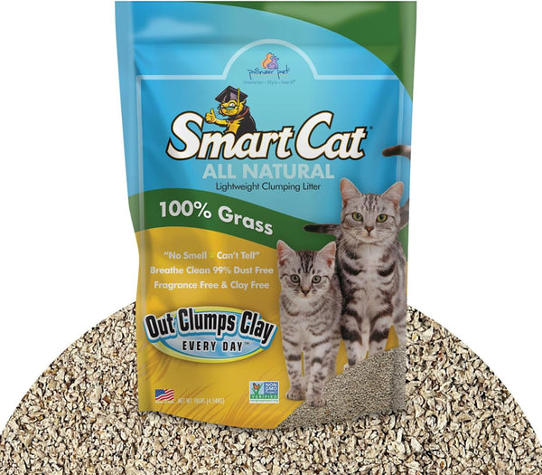 Smartcat All Natural Clumping Cat Litter, 20 Pound (320Oz 1 Pack) - Alternative to Clay and Pellet Litter - Chemical and 99% Dust Free - Unscented and Lightweight13