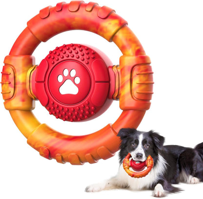 Pamlulu Tough Dog Toys for Aggressive Chewers, Indestructible Dog Toy for Large Dogs, Nylon Chew Toys for Medium Large Breed, Interactive Dog Toys to Keep Them Busy, Dog Birthday10
