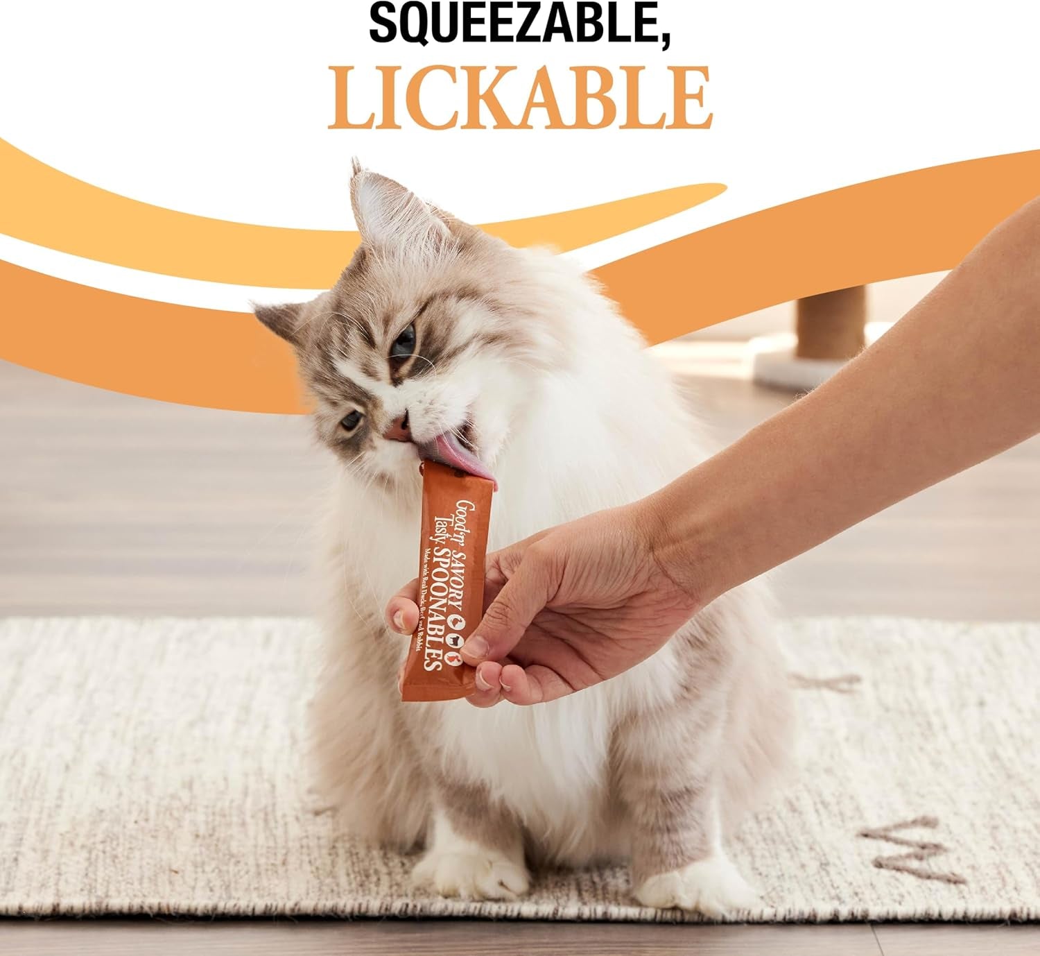 good-n-tasty-savory-spoonables-with-real-duck-beef-rabbit-6-count-tube-triple-flavor-squeezable-lickable-wet-treats-for-cats-with-built-in-spoon-for-less-mess