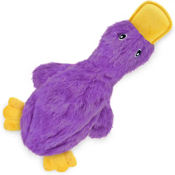 Best Pet Supplies Squeaky Dog Toys with Soft Durable Fabric for Small, Medium and Large Pets Interactive Toy for Indoor Play, Supports Active Biting and Play - 1Wild Duck, Small48