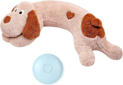 WEOK Heartbeat Puppy Toy, Comfort Cuddler Pillow, Dog Anxiety Relief Calming Aid,Heartbeat Stuffed Toy for Dogs,Puppy Heartbeat Toy Sleep Aid,Dog Heartbeat Toy for Pet22