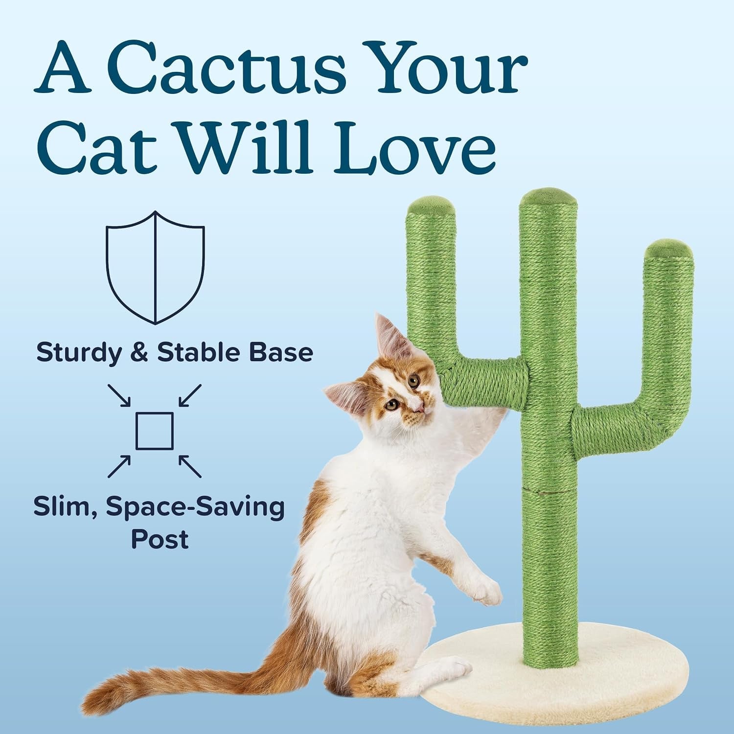 24-tall-cat-scratching-post-vertical-cactus-scratch-post-for-indoor-cats-360-degree-jute-rope-covered-kitten-scratcher-with-3-branches-and-sturdy-base-by-petmaker-green
