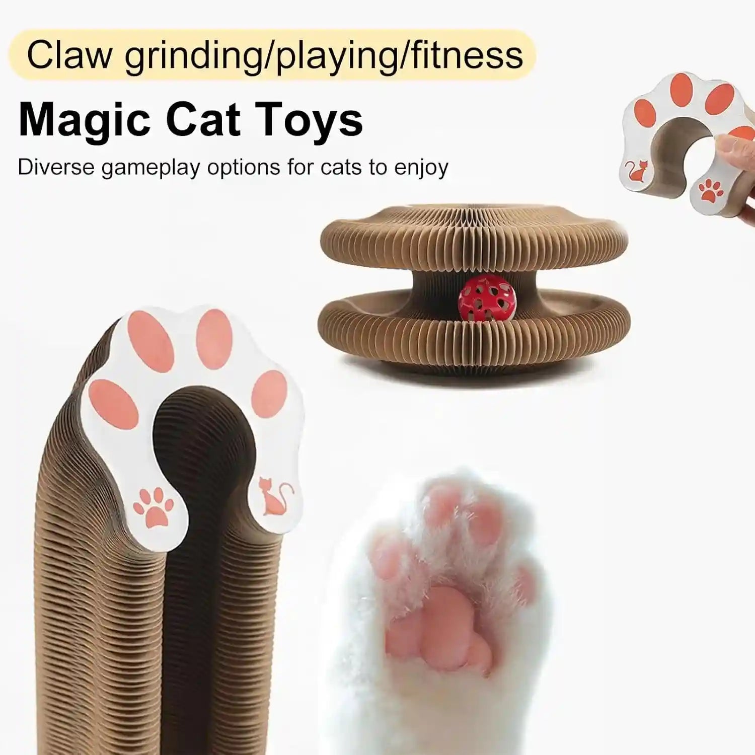 kitty-curls-cat-toy-magic-organ-cat-toy-cat-scratcher-for-grinding-claw-cardboard-cat-toys-interactive-scratch-pad-with-toy-bell-ball-furniture-protection-entertainment-toy-for-kittens-and-adult-cats