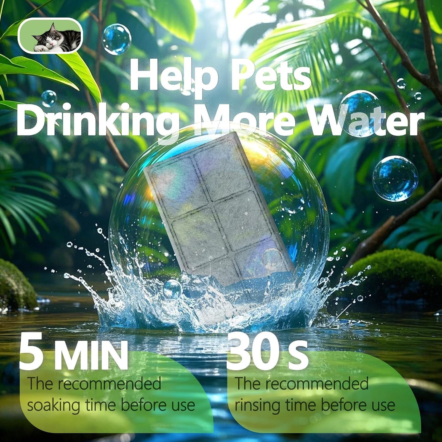 cat-water-fountain-replacement-carbon-filters-pack-of-12-compatible-with-petsafe-drinkwell-platinum-pet-fountain-premium-pet-water-fountain-dog-water-bowl-dispenser-charcoal-filter