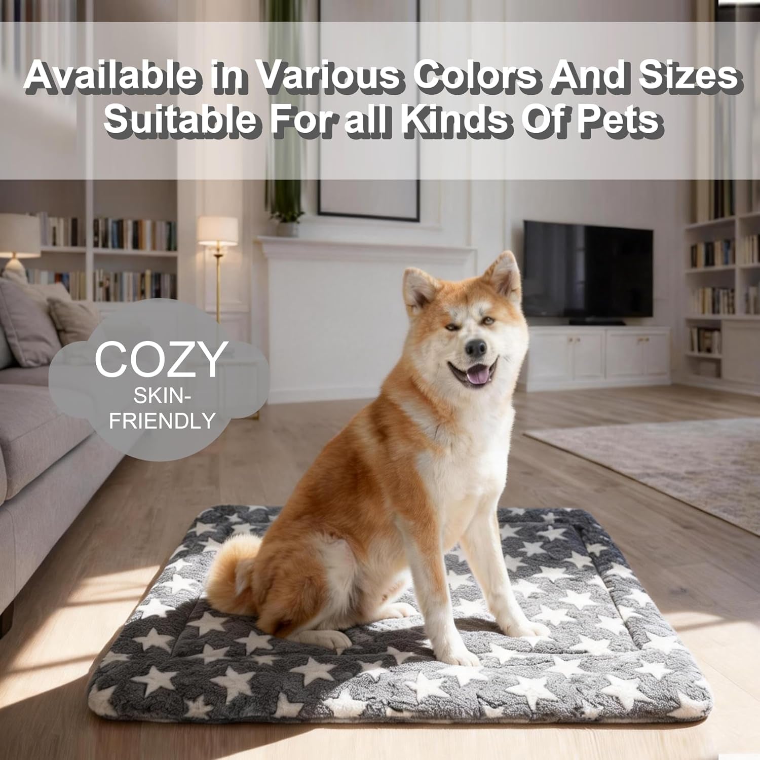 washable-dog-bed-mat-with-anti-slip-bottom-deluxe-plush-memory-foam-crate-pad-waterproof-outdoor-kennel-mat-for-dogs-cats-durable-crates-beds-large-medium-small-puppy-size-36-x-24-blue