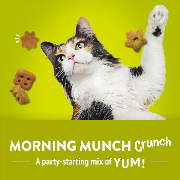 Purina Friskies Party Mix Morning Munch Crunch Egg, Bacon and Cheese Flavors Cat Treats - 30 Oz Canister2