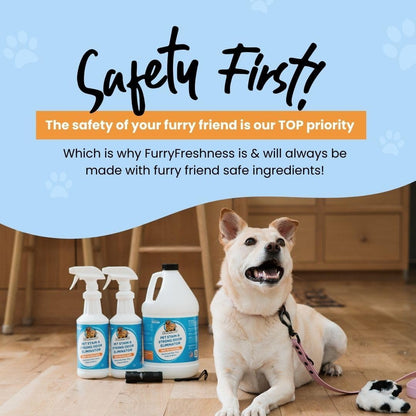 Furryfreshness Extra Strength Cat or Dog Pee Stain & Permanent Odor Remover + Smell Eliminator -Removes Stains from Pets & Kids Including Urine or Blood- Lifts Old Carpet Stains- (2 Pack)5