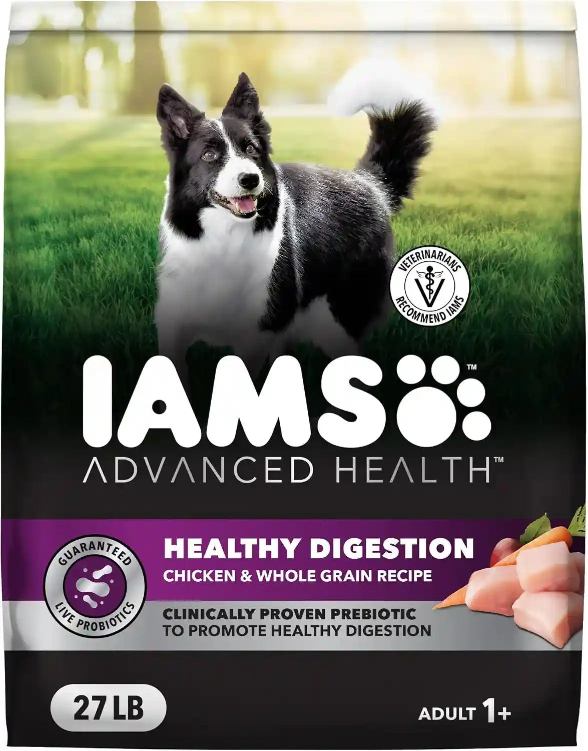 iams-advanced-health-healthy-digestion-dry-dog-food-chicken-13-5-lb-real-farm-raised-chicken-1-ingredient-0-fillers-natural-fiber-prebiotics-supports-digestive-health