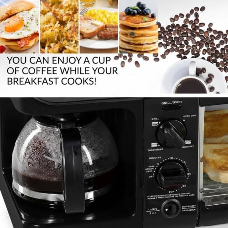 3-in-1-breakfast-station-with-coffee-maker-4-slice-toaster-oven-non-stick-griddle-110v