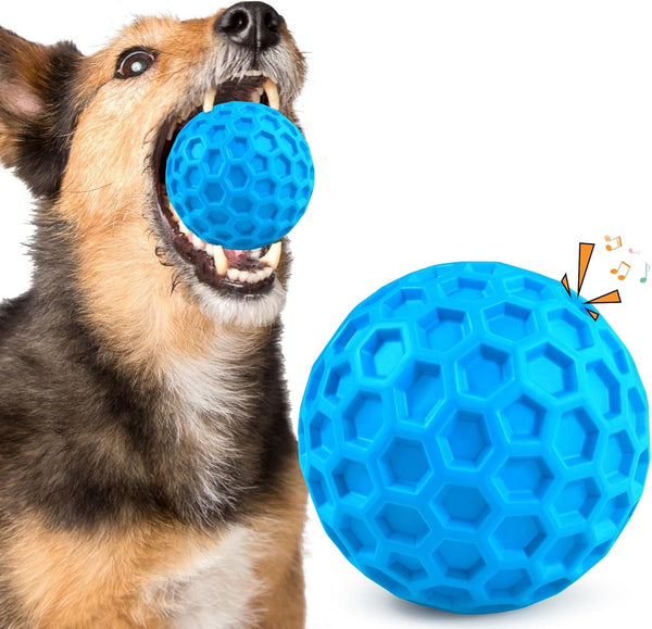 Tough Dog Chew Toys for Aggressive Chewers, Indestructible Dog Balls for Aggressive Chewers, Squeaky Balls for Dogs, Squeaky Toys for Large Dogs, Funny Heavy Duty Ball17