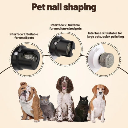 2026 Upgraded Silent Groom Pro Nail Grinder for Dogs & Cats, 3-Speed Cordless Silent Grooming Pro with LED Light, 2000Mah Long Battery Life, Painless Paws Grooming for Small Medium Large Pets (White)4