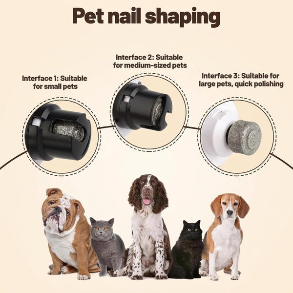 2026 Upgraded Silent Groom Pro Nail Grinder for Dogs & Cats, 3-Speed Cordless Silent Grooming Pro with LED Light, 2000Mah Long Battery Life, Painless Paws Grooming for Small Medium Large Pets (White)4
