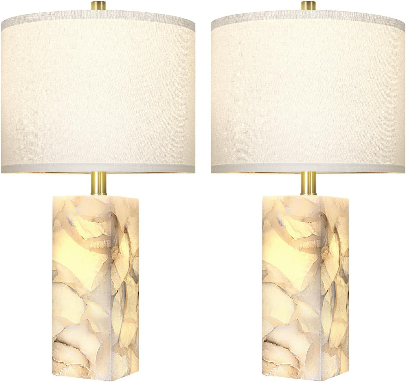 23-alabaster-table-lamp-set-of-2-with-night-light-for-living-room-rotary-switch-bedside-lamp-with-linen-shade-for-bedroom-modern-nightstand-lamps-for-room-office-dorm-bulb-included