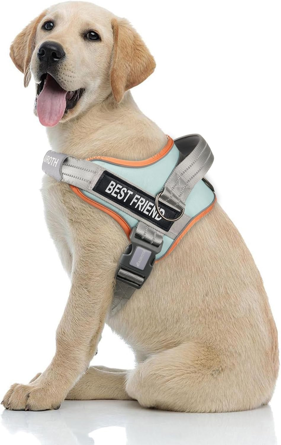 auroth-dog-harness-and-leash-set-soft-padded-service-dog-vest-with-5-25ft-dog-leash-no-choke-easy-on-pet-vest-adjustable-reflective-no-pull-pet-vest-medium-sized-dog-easy-walking-and-training