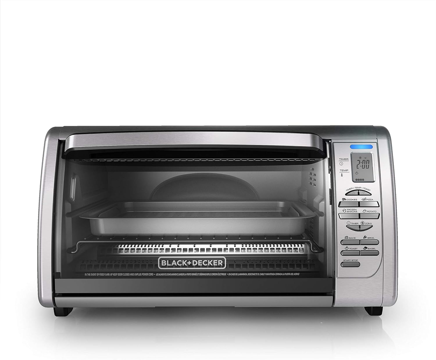 black-decker-countertop-convection-toaster-oven-8-one-touch-cooking-functions-stainless-steel