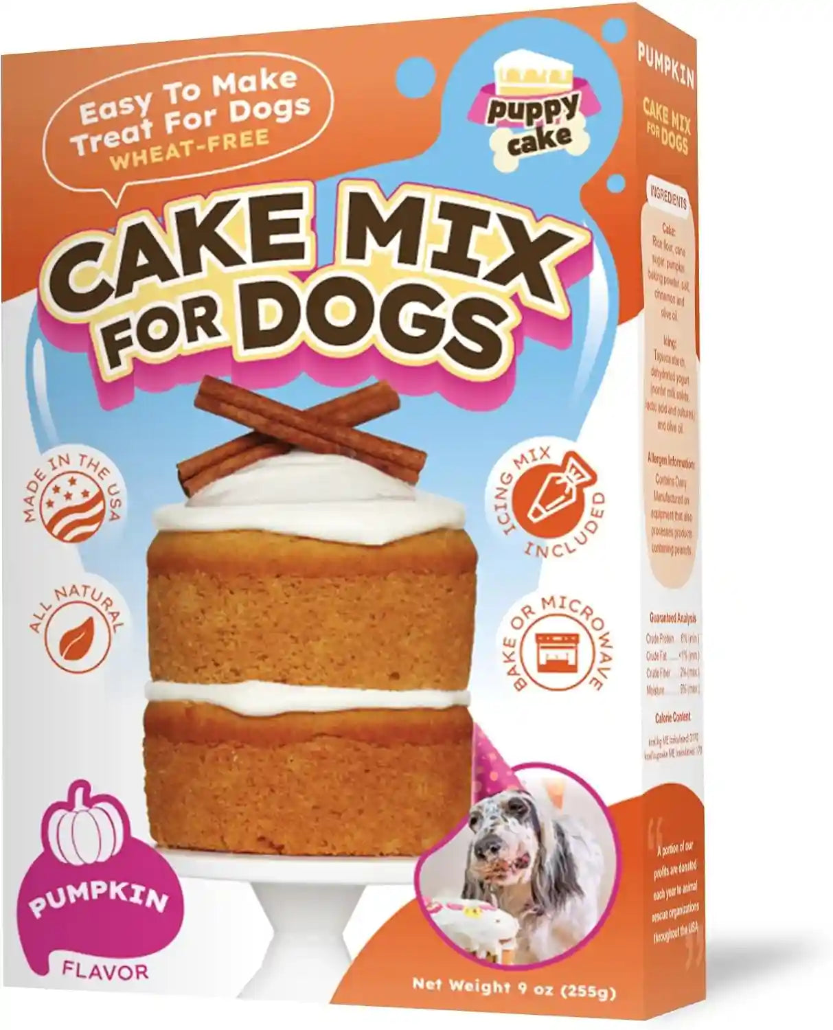 puppy-cake-peanut-butter-dog-birthday-cake-mix-with-icing-wheat-free-easy-to-bake-microwave-natural-ingredients-made-in-the-usa
