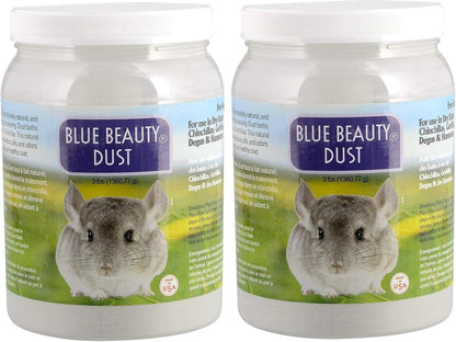 Lixit Blue Beauty® Chinchilla Dust Powder - Dry Bath Grooming Dust for Hamsters, Gerbil, Degus, and Small Animals - Made in the USA (3 Pound)7