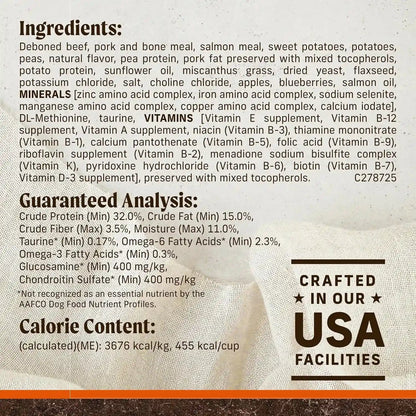 Merrick Premium Grain Free Dry Adult Dog Food, Wholesome and Natural Kibble, Real Texas Beef and Sweet Potato - 22.0 Lb. Bag6