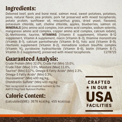Merrick Premium Grain Free Dry Adult Dog Food, 22 Lb Bag6