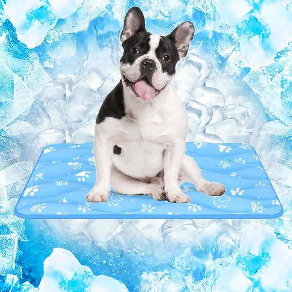 Rywell Super-Absorbent Cooling Mat for Dogs 44"X32" Arc-Chill 3.0 & Color-Changing Dog Cooling Mat, Stay Cool & Dry, Washable, Non-Slip Pet Bed Mat for Floors, Sofas, Kennels11