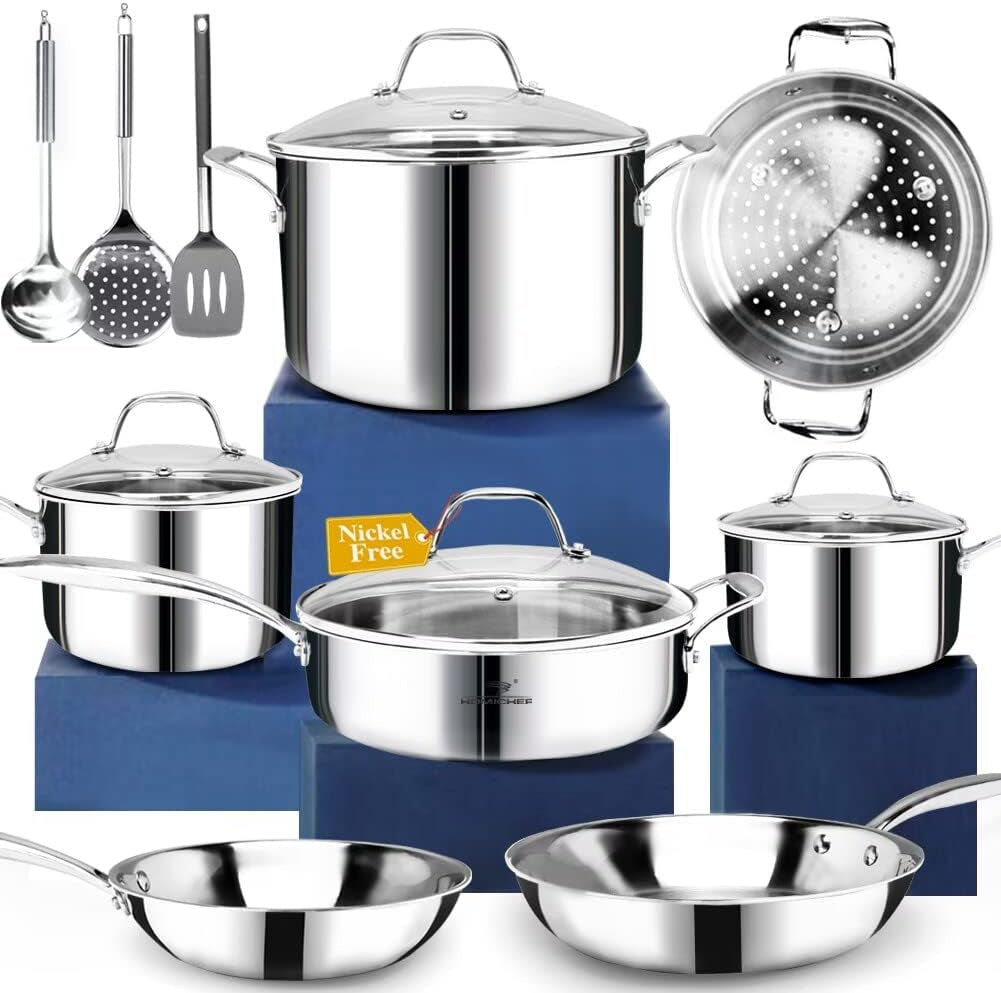 14-piece-nickel-free-stainless-steel-cookware-set-whole-clad-3-ply-mirror-polished-pots-and-pans-set-healthy-cookware-set-with-steamer-non-toxic-induction-cookware-sets