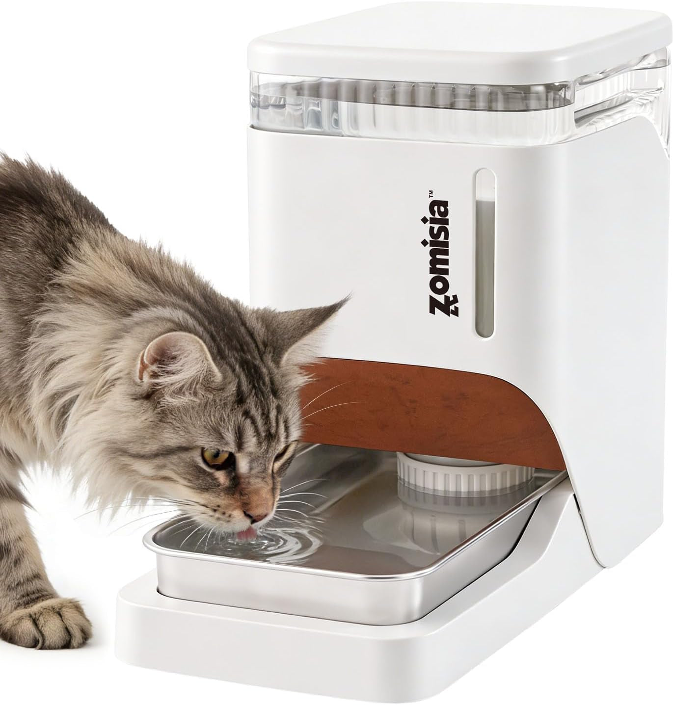 zomisia-automatic-dog-water-dispenser-8l-with-stainless-steel-bowl-gravity-large-capacity-water-bowl-for-dogs-2-gallon-pet-waterer-100-bpa-free-black