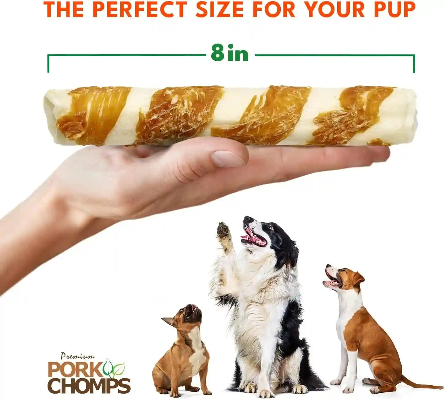 pork-chomps-baked-pork-skin-dog-chews-8-in-rolls-chicken-2-count-made-with-a-real-chicken-wrap-over-oven-baked-pork-skin-rawhide-free-low-in-fat-and-easy-to-digest