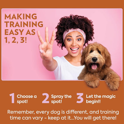 OUT! Petcare Go Here Attractant, Potty Training Spray for Dogs, 32Oz | Dog Pee Spray, Puppy Potty Training, Housebreaking, Indoor & Outdoor, Pee Here Training, Training Aid, Easy Application6