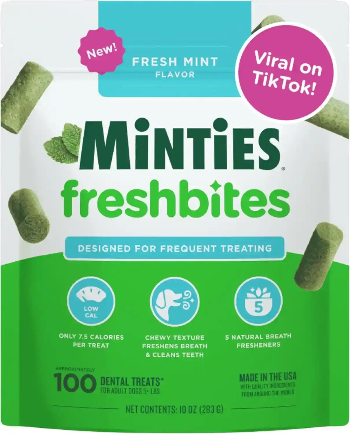 minties-dog-dental-bone-treats-tiny-small-dental-dog-treats-16-ounces-cleans-teeth-fight-bad-breath-removes-plaque-and-tartar-40-count