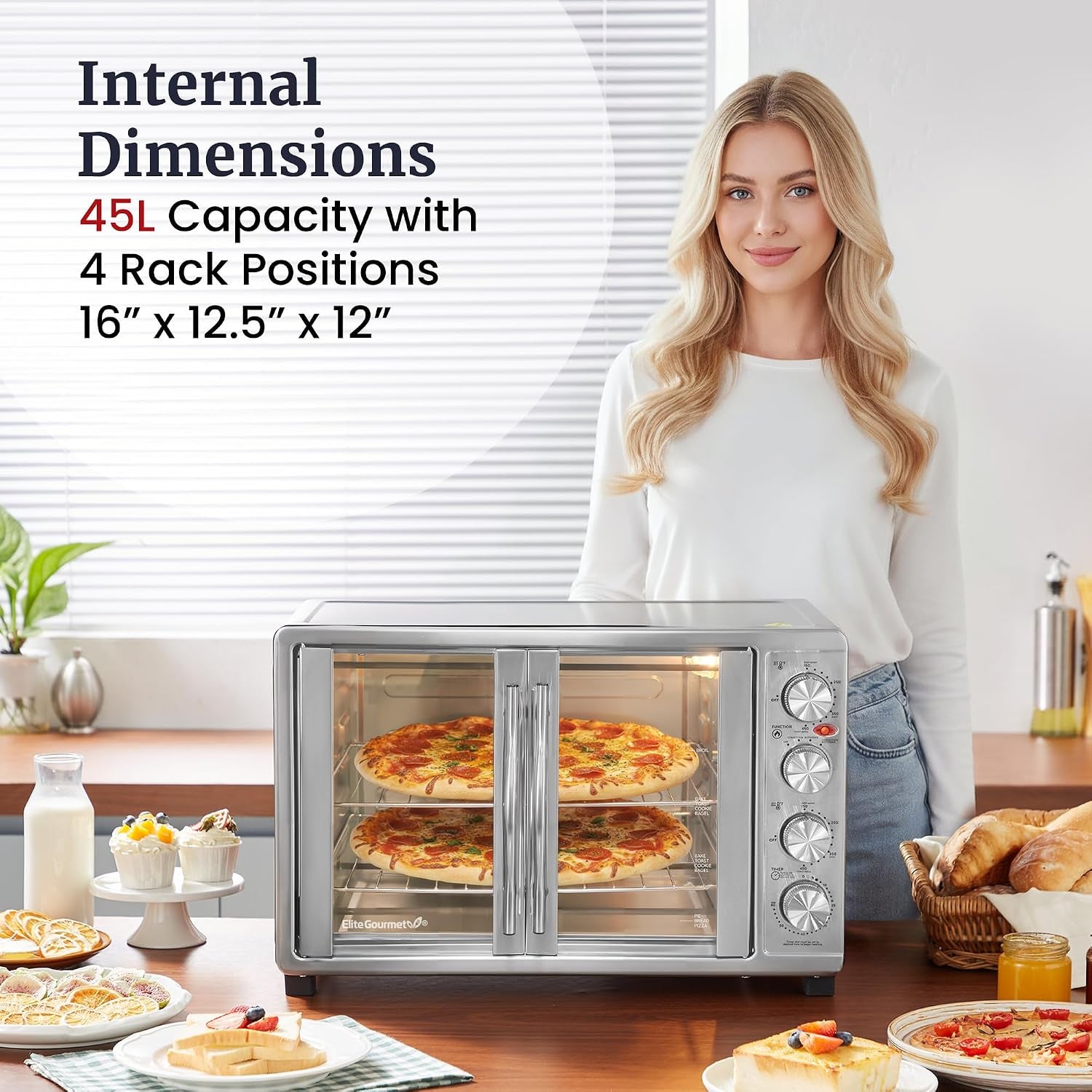 eto4510b-french-door-convection-oven-47-5qt-stainless-steel-18-slice-capacity-4-control-knobs-for-bake-broil-toast-rotisserie-keep-warm-includes-2-x-12-pizza-racks