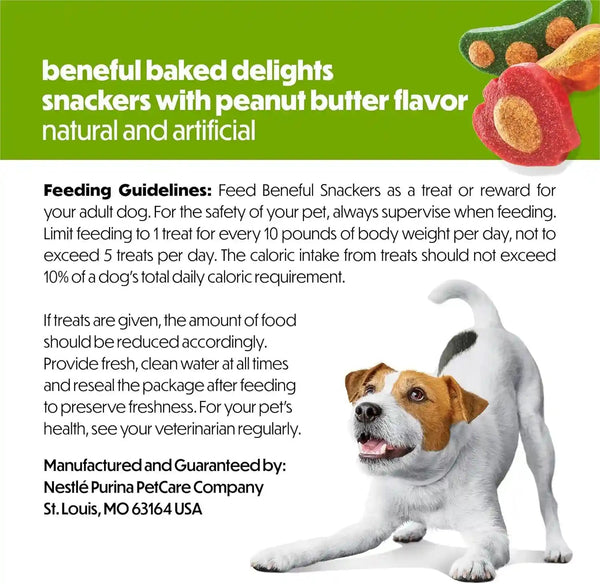 Purina Beneful Baked Delights Snackers Dog Treats, 36 OZ6