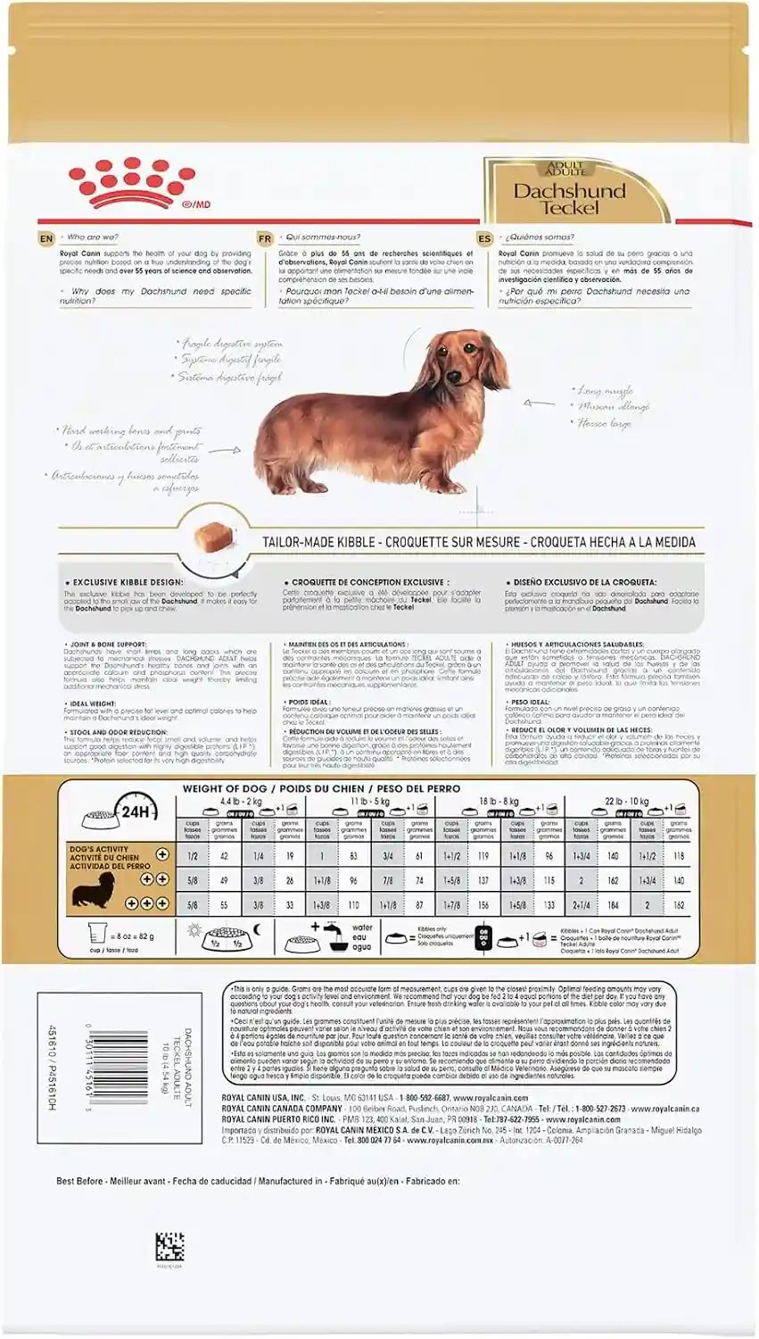 royal-canin-breed-health-nutrition-dachshund-adult-dry-dog-food-10-lb-bag-specialized-kibble-shape-supports-joint-and-bone-health-promotes-healthy-weight-complete-and-balanced-nutrition