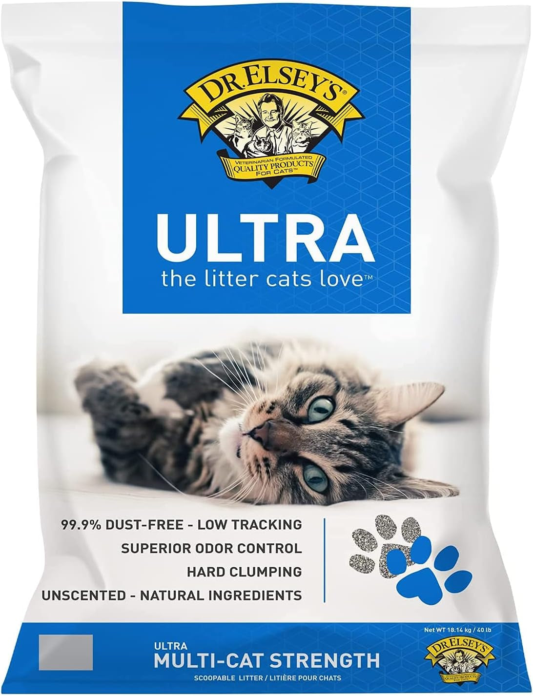 dr-elseys-ultra-unscented-clumping-clay-cat-litter-40-lb-bag